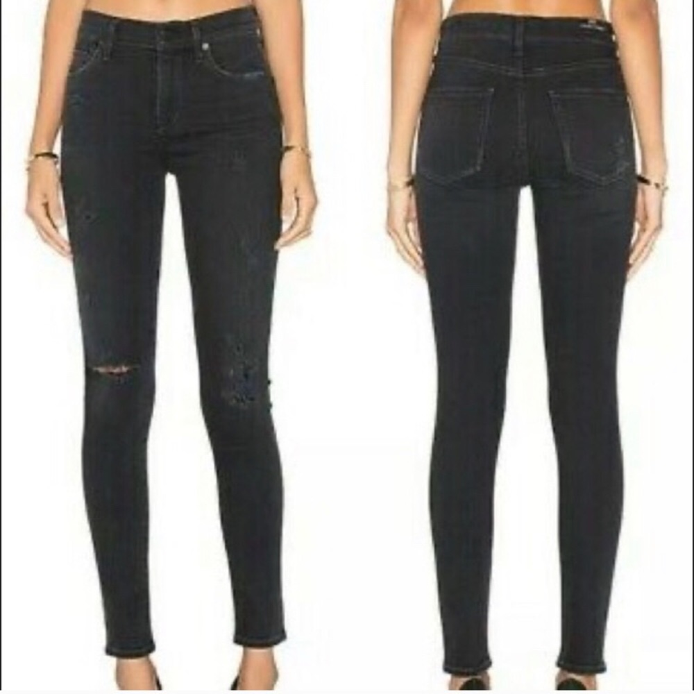 NWOT Citizens of humanity Avedon Black Distressed